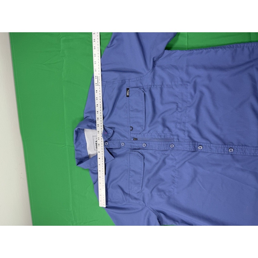 Eddie Bauer Short Sleeve Button Up Performance Vented Fishing Shirt Men's XL - Picture 10 of 12